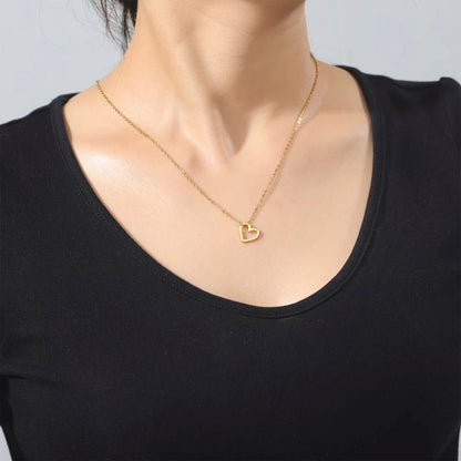 Collier Cœur Élégant - Minimalisme et Noblesse