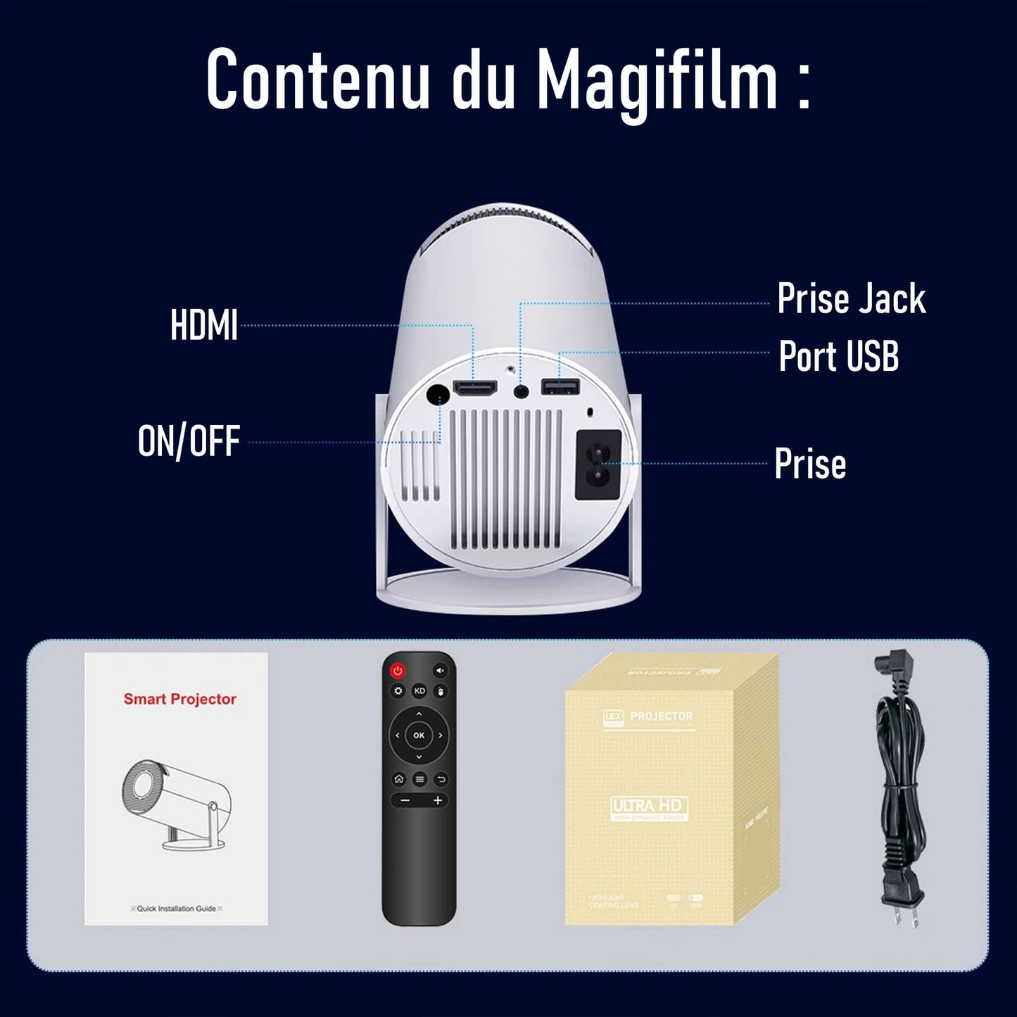 MAGIFILM™ – Le Projecteur Portable Android