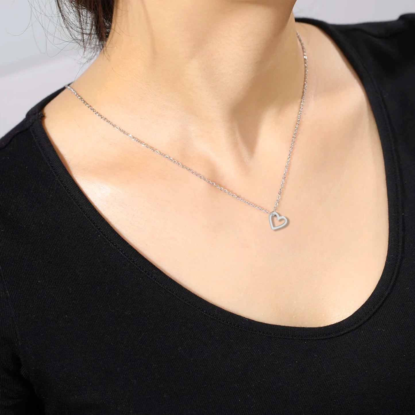 Collier Cœur Élégant - Minimalisme et Noblesse