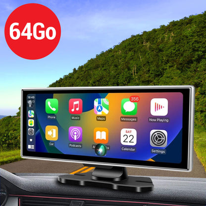 EasyDrive™ - Caméra de Bord 4K avec CarPlay & Android Auto