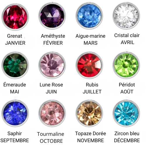 Bracelet Bondstones – Personnalisable avec pierres de naissance