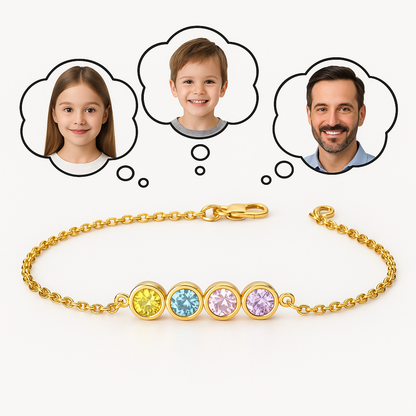 Bracelet Bondstones – Personnalisable avec pierres de naissance