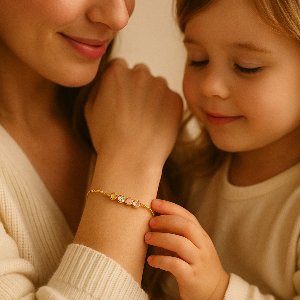 Bracelet Bondstones – Personnalisable avec pierres de naissance