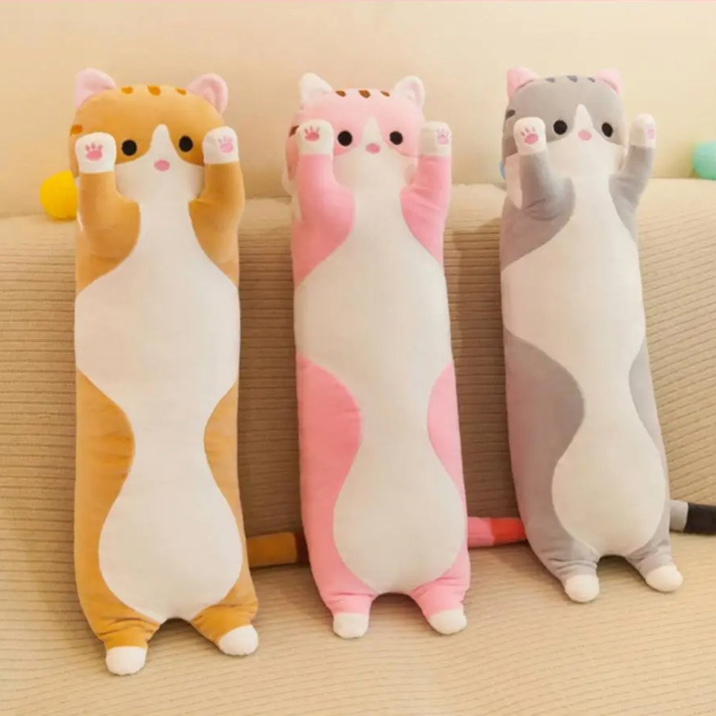 Oreiller Chat Doux et Kawaii - Confort et Déco