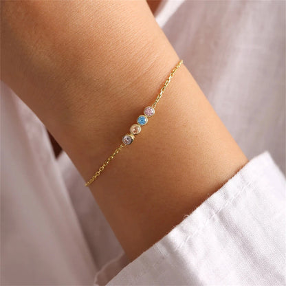 Bracelet Bondstones – Personnalisable avec pierres de naissance