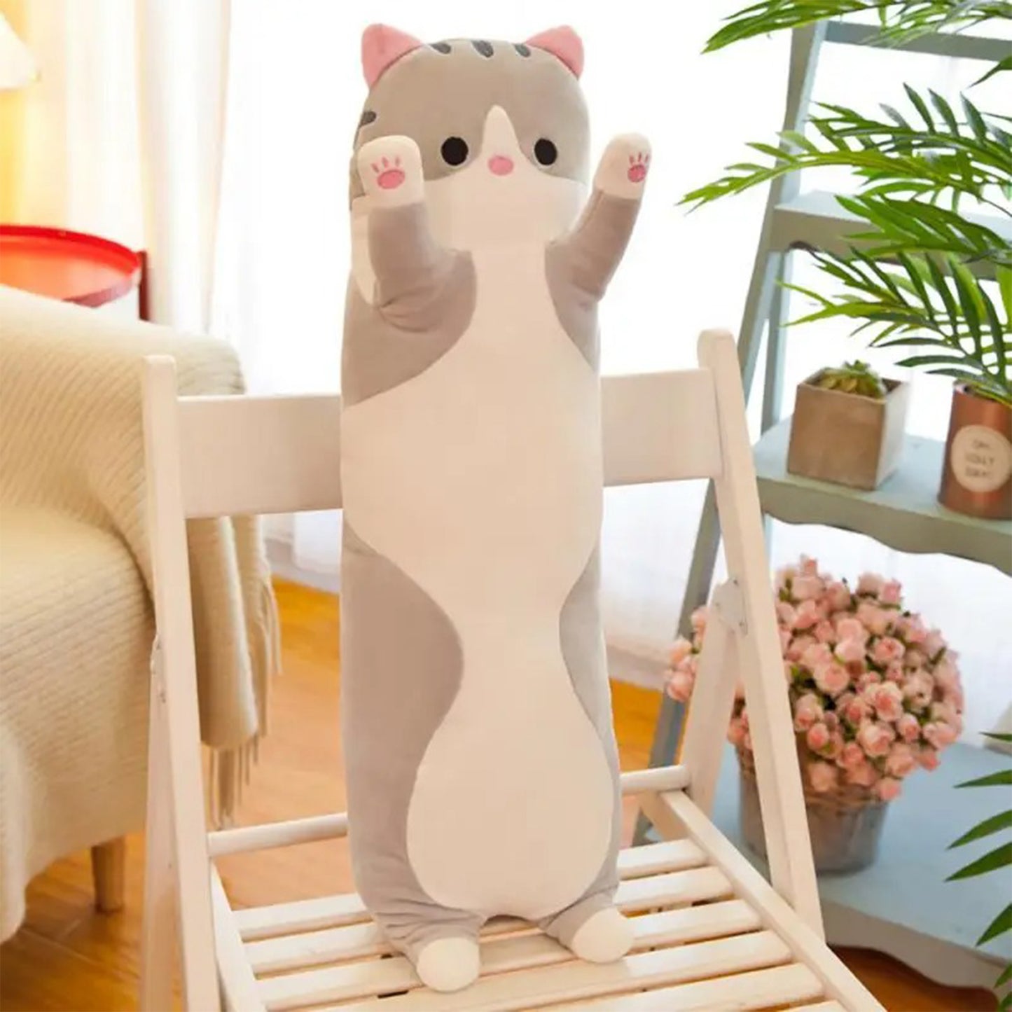 Oreiller Chat Doux et Kawaii - Confort et Déco