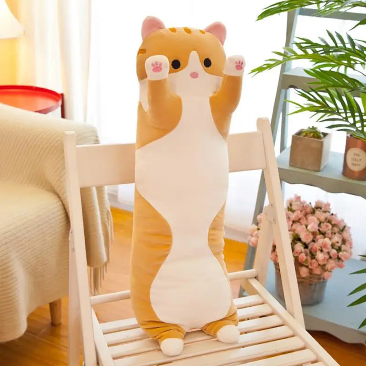 Oreiller Chat Doux et Kawaii - Confort et Déco